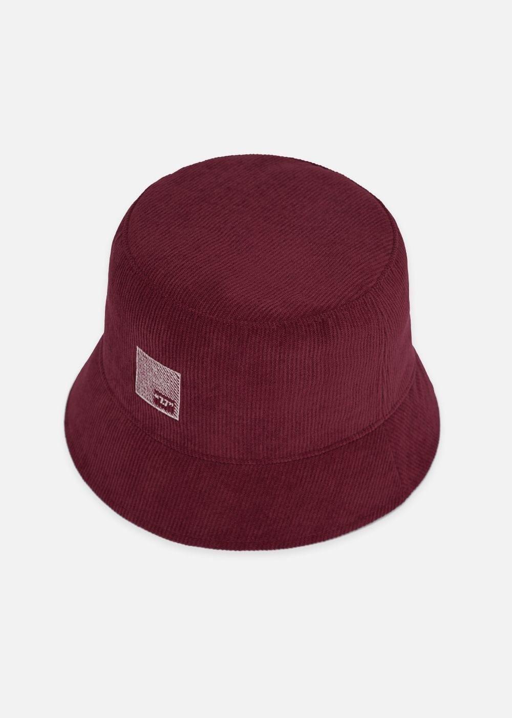 Nón Bucket Corduroy Bền Bỉ 77 48 Đỏ Đậm - YaMe.vn