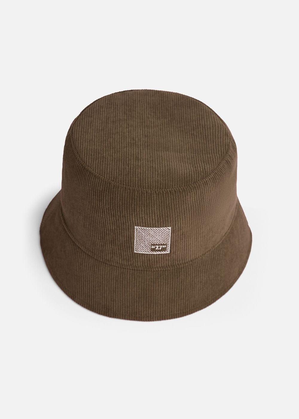 Nón Bucket Corduroy Bền Bỉ 77 48 Nâu - YaMe.vn