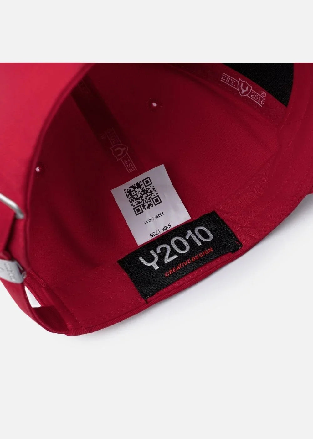 Nón Baseball Cap Kaki Đứng Form #Y2010 02 Đỏ - YaMe.vn