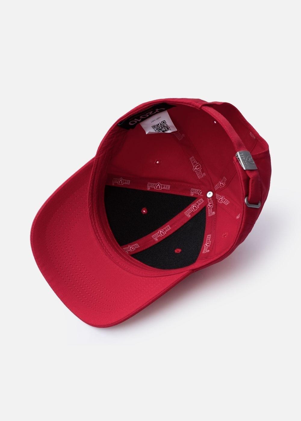 Nón Baseball Cap Kaki Đứng Form #Y2010 02 Đỏ - YaMe.vn