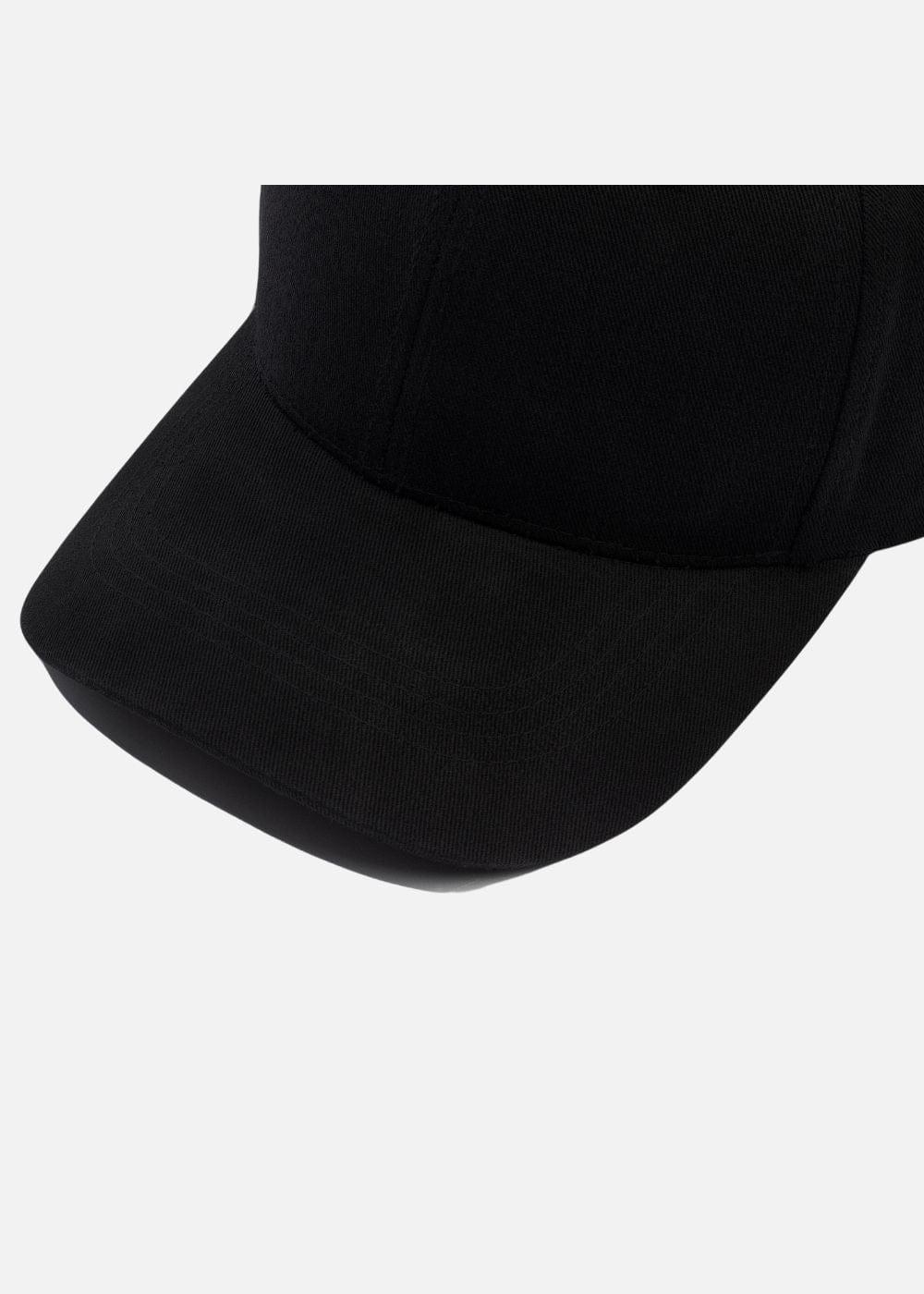 Nón Baseball Cap Kaki Đứng Form #Y2010 02 Đen - YaMe.vn