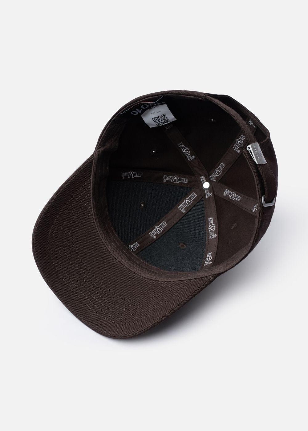 Nón Baseball Cap Kaki Đứng Form #Y2010 02 Nâu Đậm - YaMe.vn
