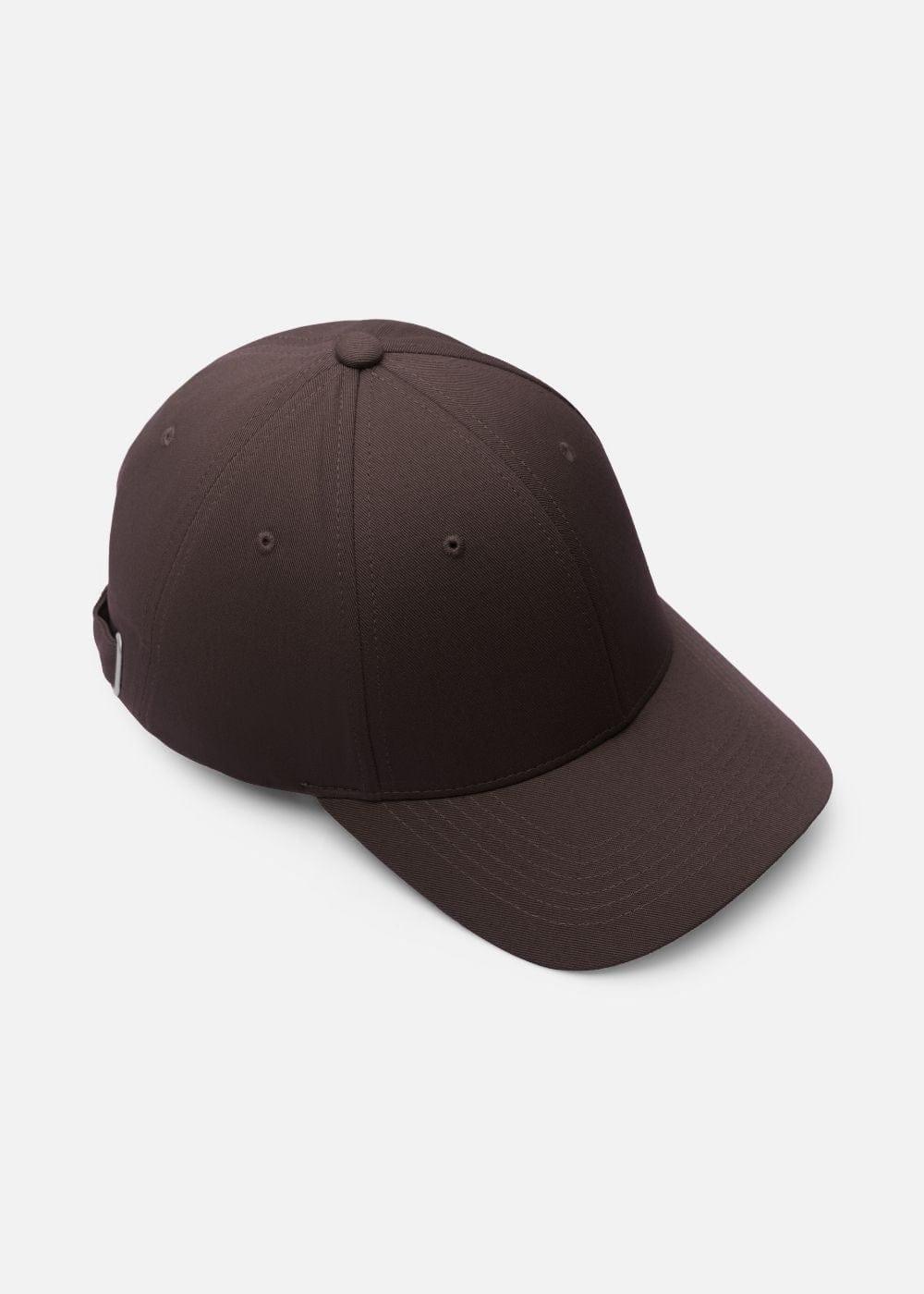 Nón Baseball Cap Kaki Đứng Form #Y2010 02 Nâu Đậm - YaMe.vn