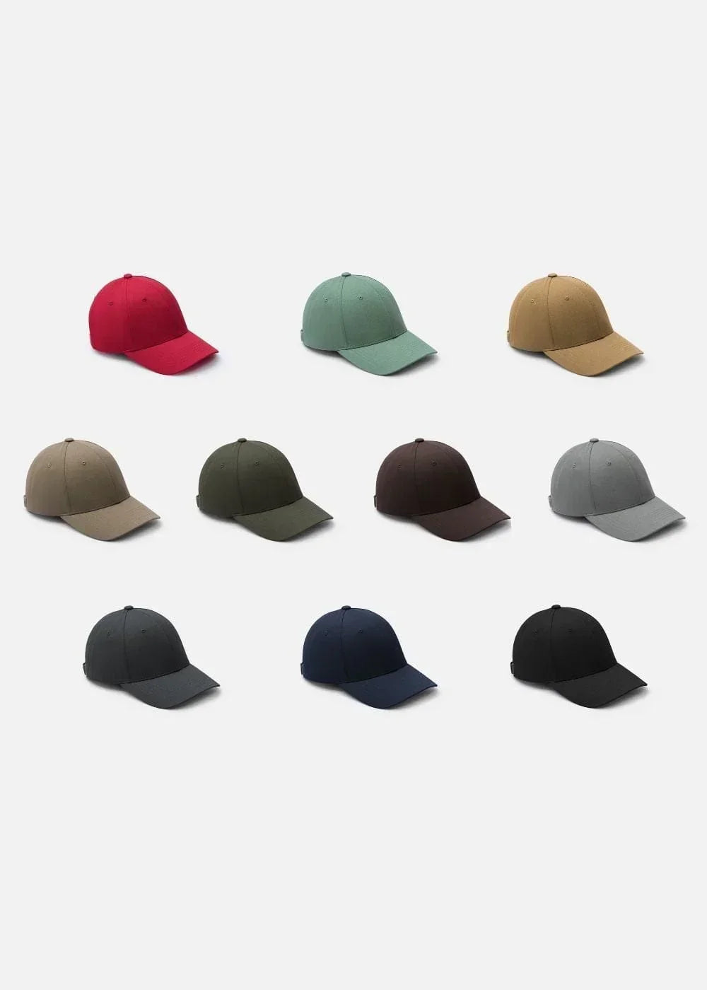 Nón Baseball Cap Kaki Đứng Form #Y2010 02 Nâu Nhạt - YaMe.vn