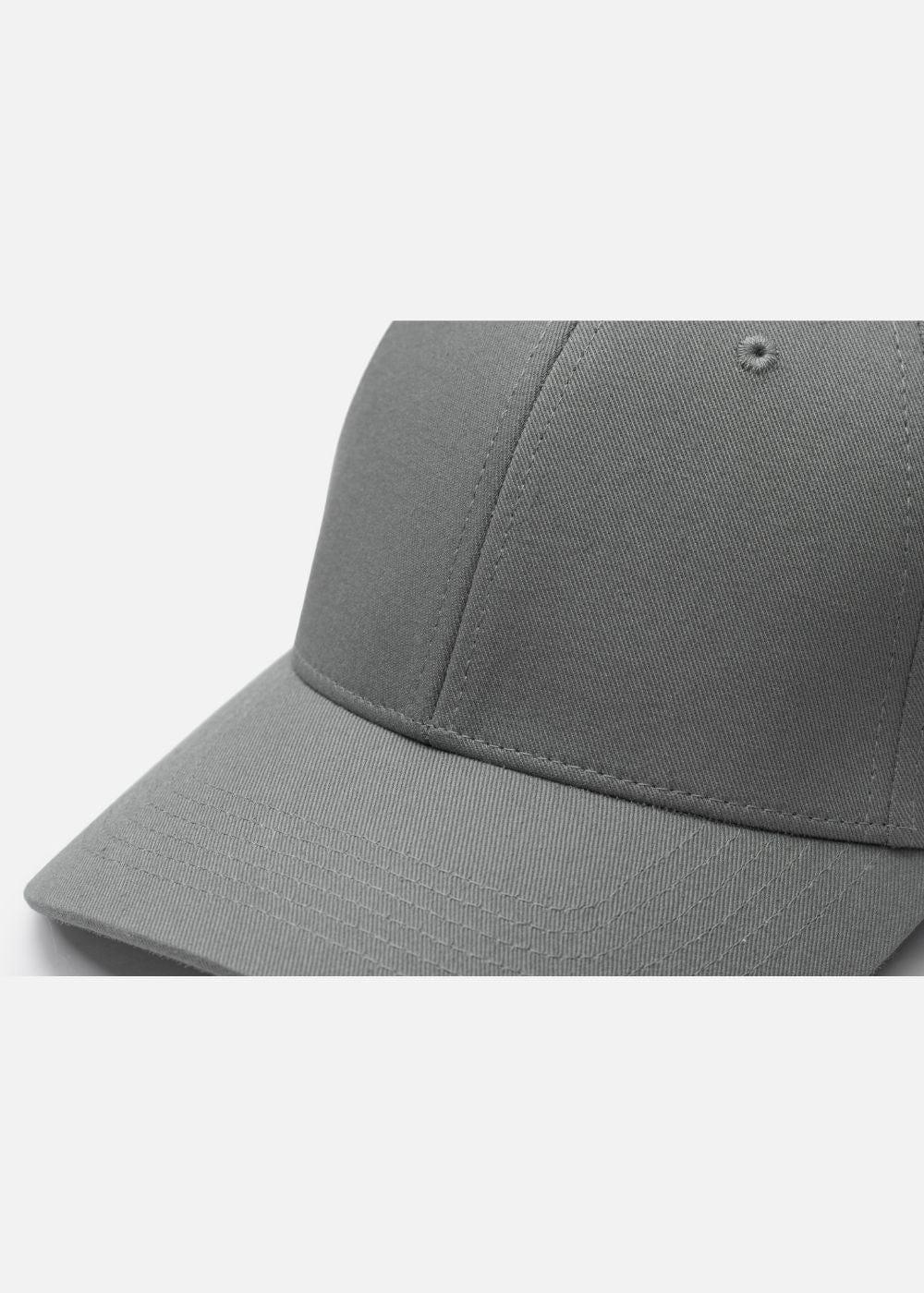 Nón Baseball Cap Kaki Đứng Form #Y2010 02 Xám - YaMe.vn