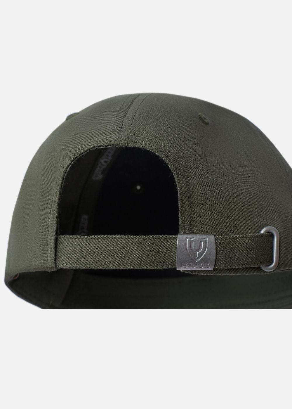 Nón Baseball Cap Kaki Đứng Form #Y2010 02 Xanh Lá Đậm - YaMe.vn