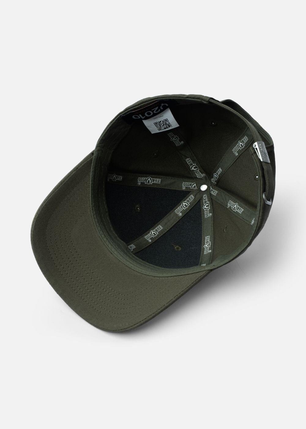 Nón Baseball Cap Kaki Đứng Form #Y2010 02 Xanh Lá Đậm - YaMe.vn