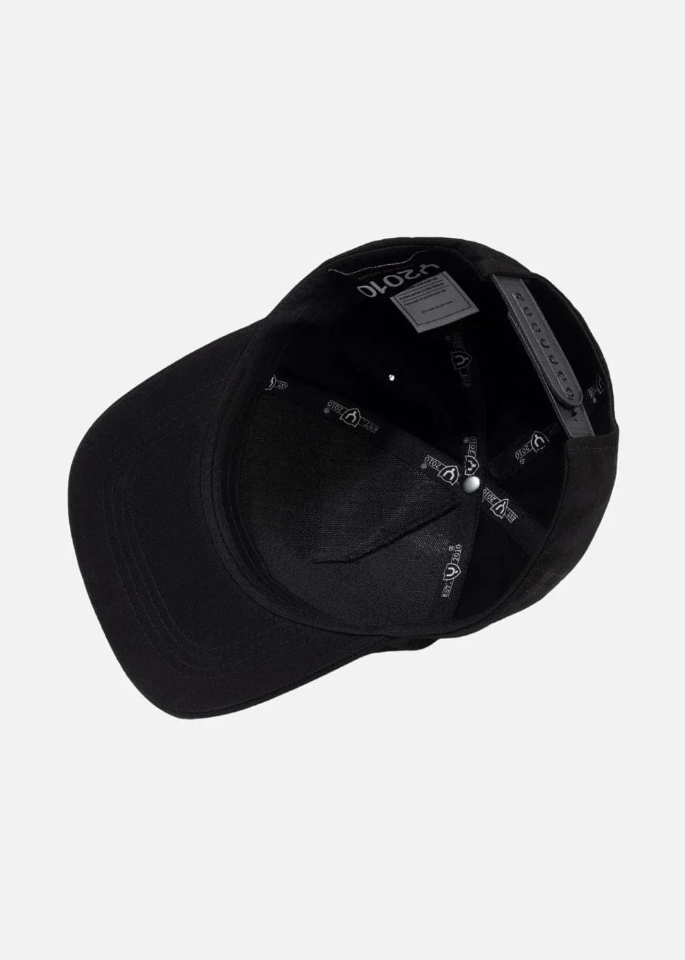 Nón Snapback Kaki Đứng Form #Y2010 06 Đen - YaMe.vn