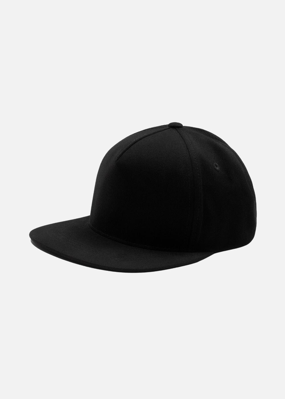 Nón Snapback Kaki Đứng Form #Y2010 06 Đen - YaMe.vn