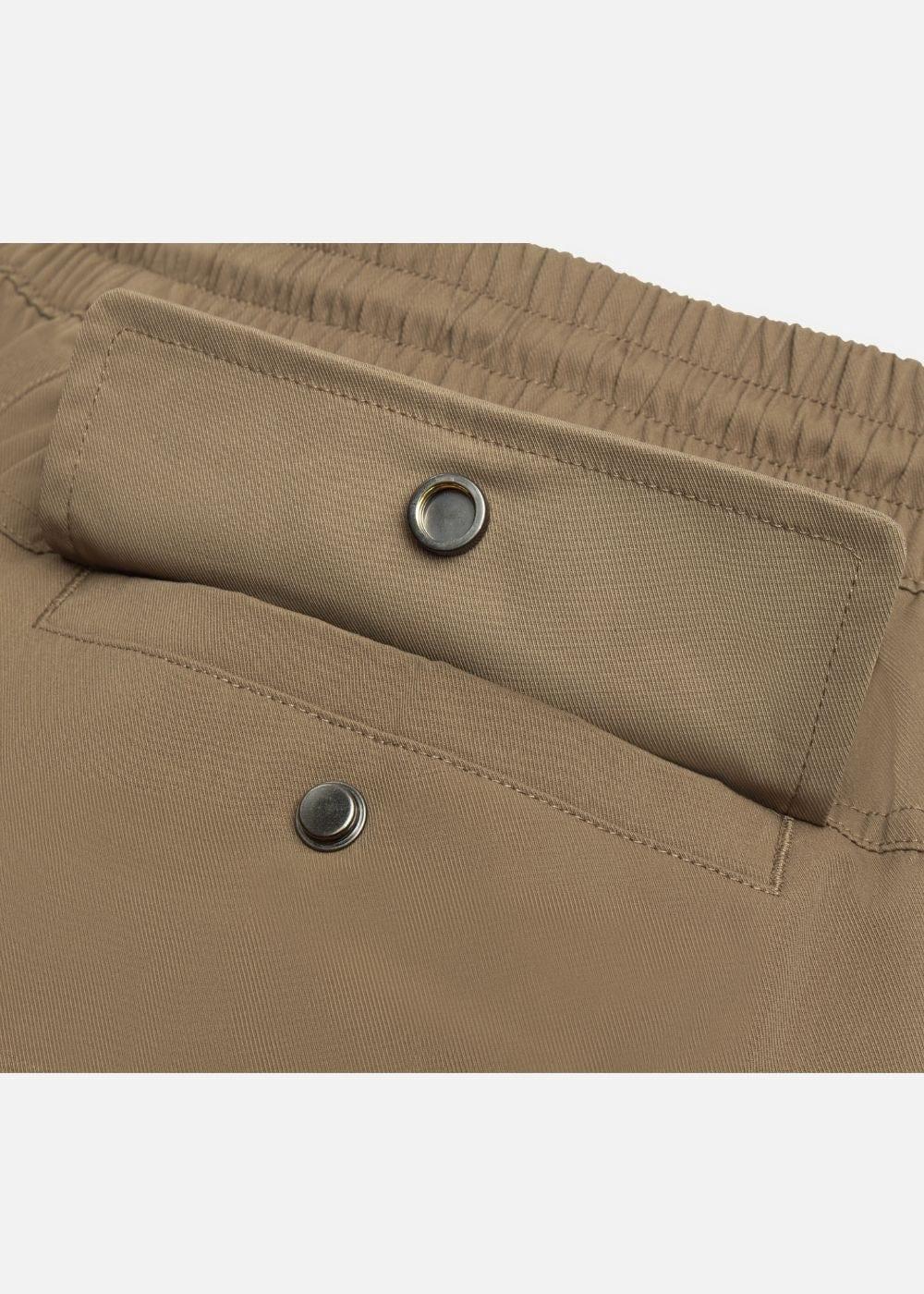 Quần Jogger Dù Co Giãn No Style M97 Nâu Đậm - YaMe.vn