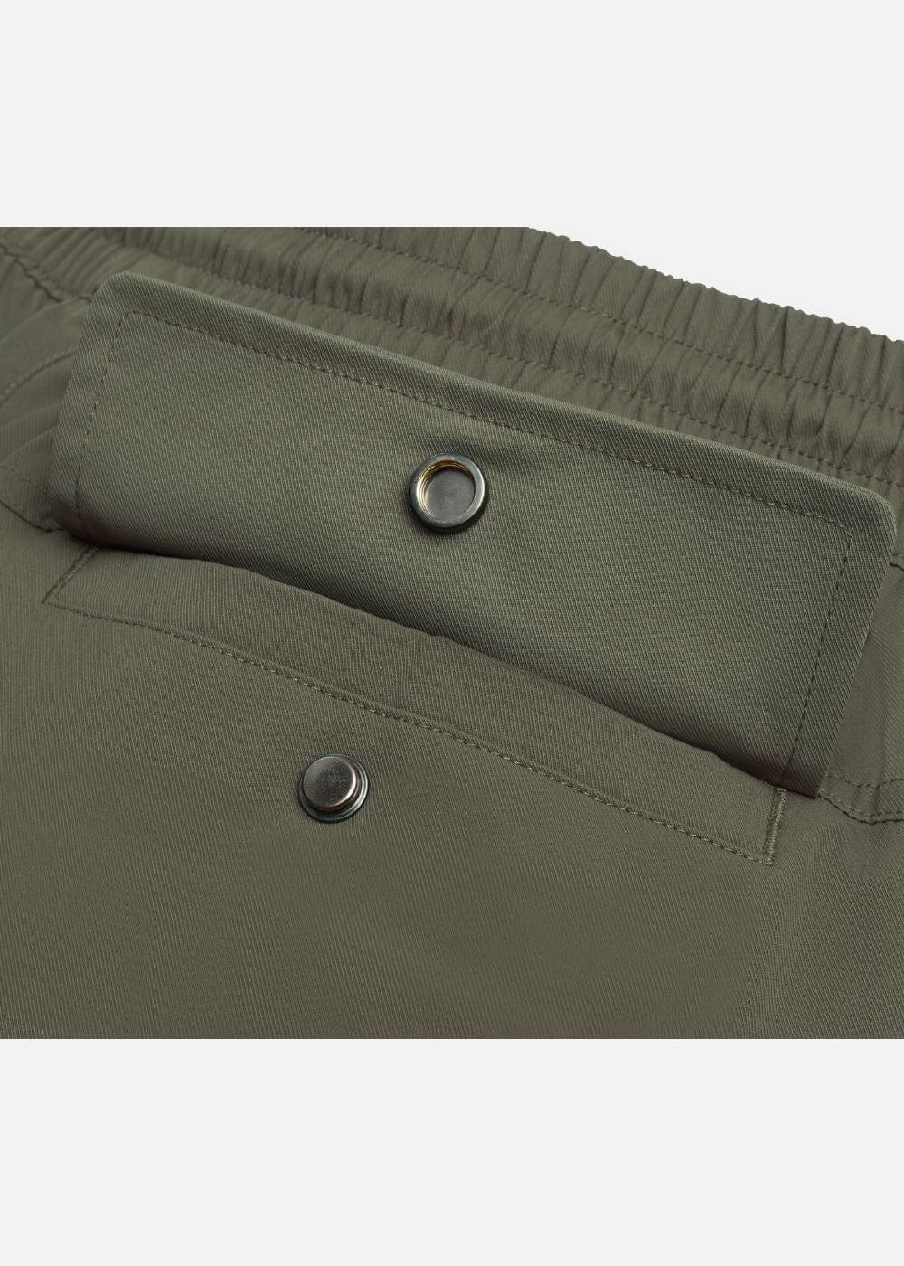 Quần Jogger Dù Co Giãn No Style M97Xanh Lá Đậm - YaMe.vn