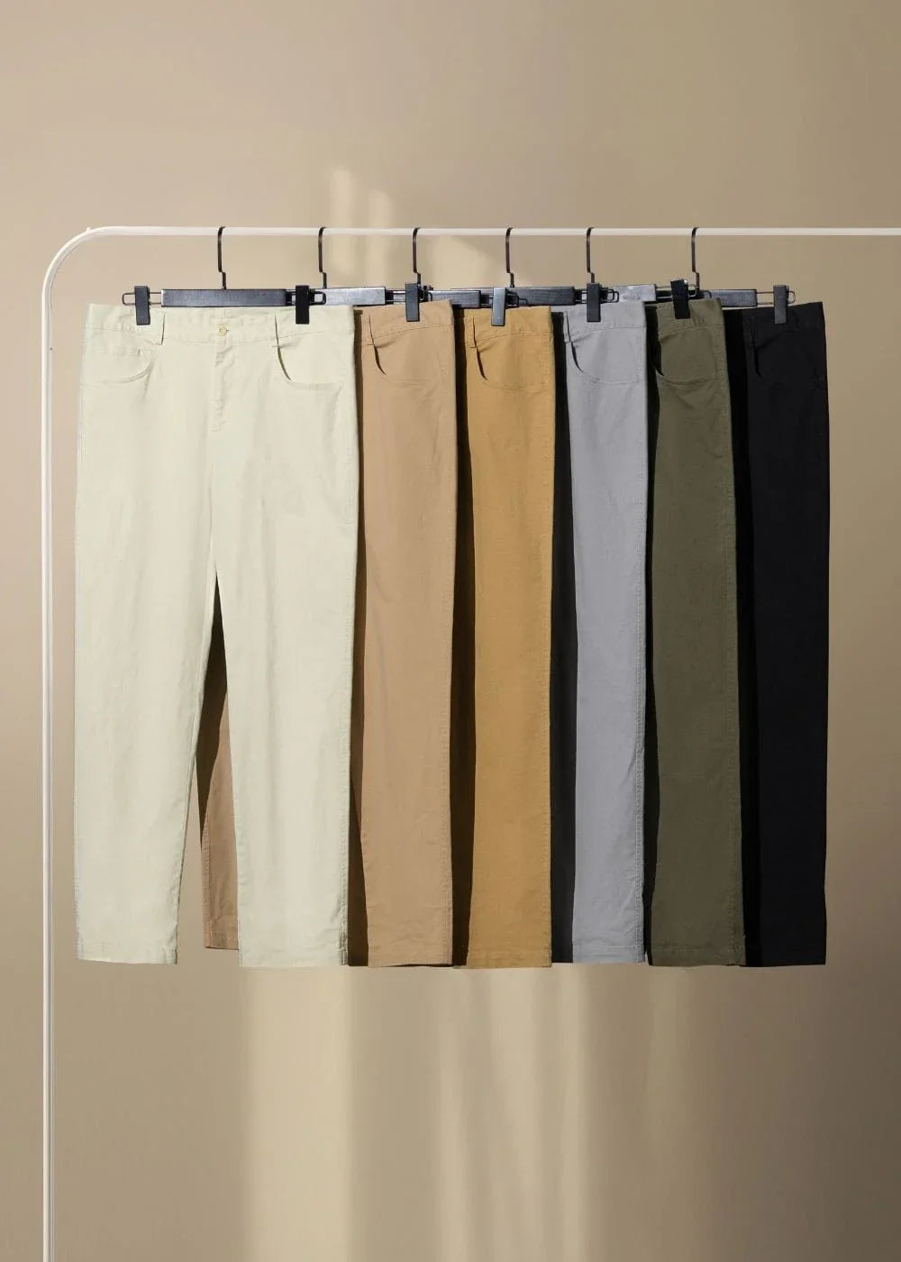 Quần Kaki Chinos Co Giãn Non Branded 32 Đen - YaMe.vn