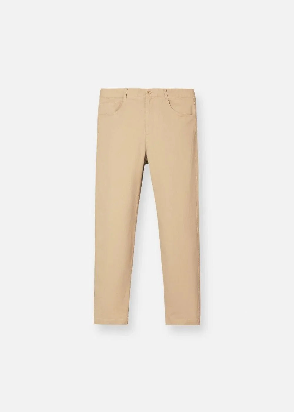 Quần Kaki Chinos Co Giãn Non Branded 32 Nâu Nhạt - YaMe.vn