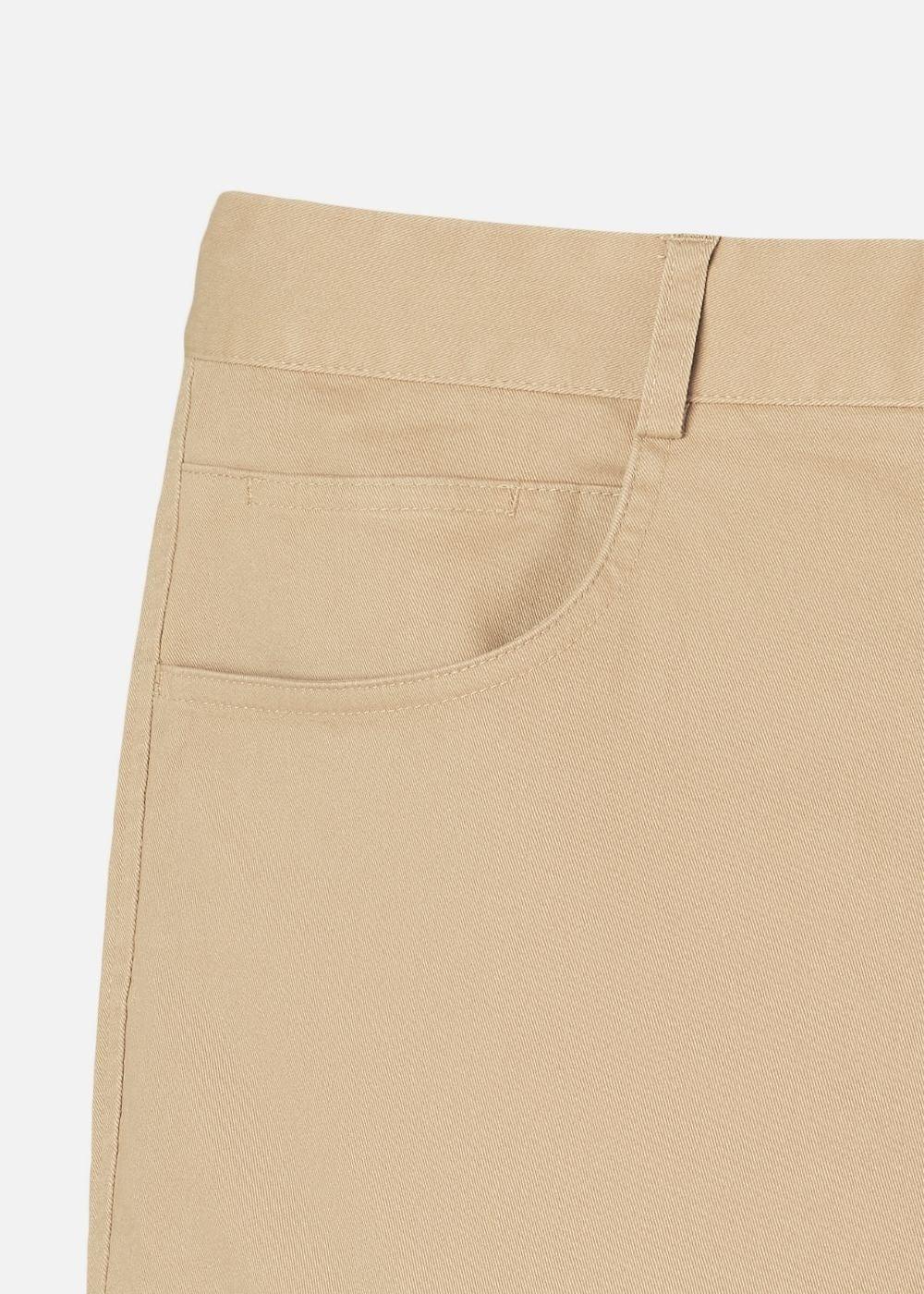 Quần Kaki Chinos Co Giãn Non Branded 32 Nâu Nhạt - YaMe.vn