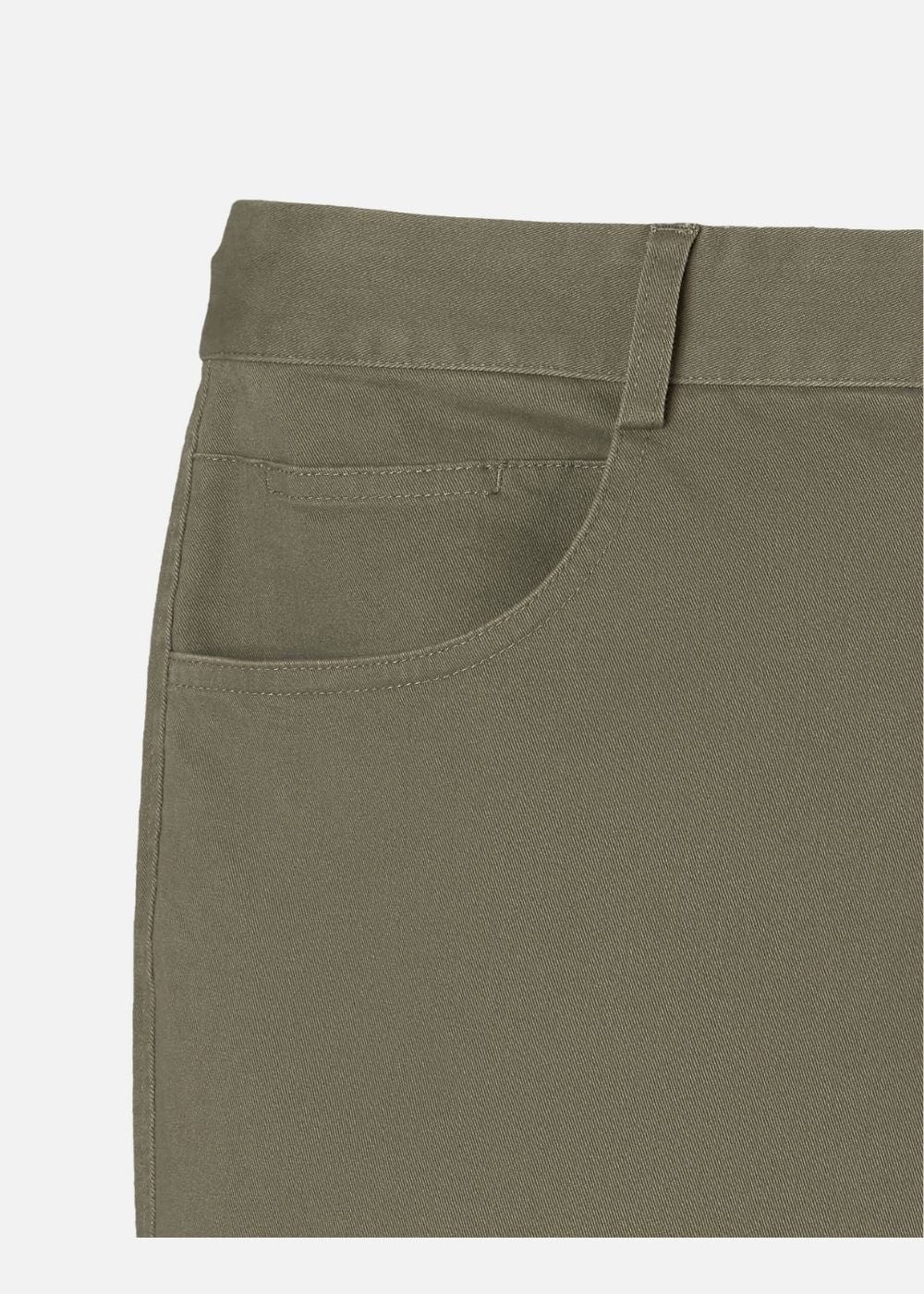 Quần Kaki Quần Dài Non Branded 32 Xanh Rêu