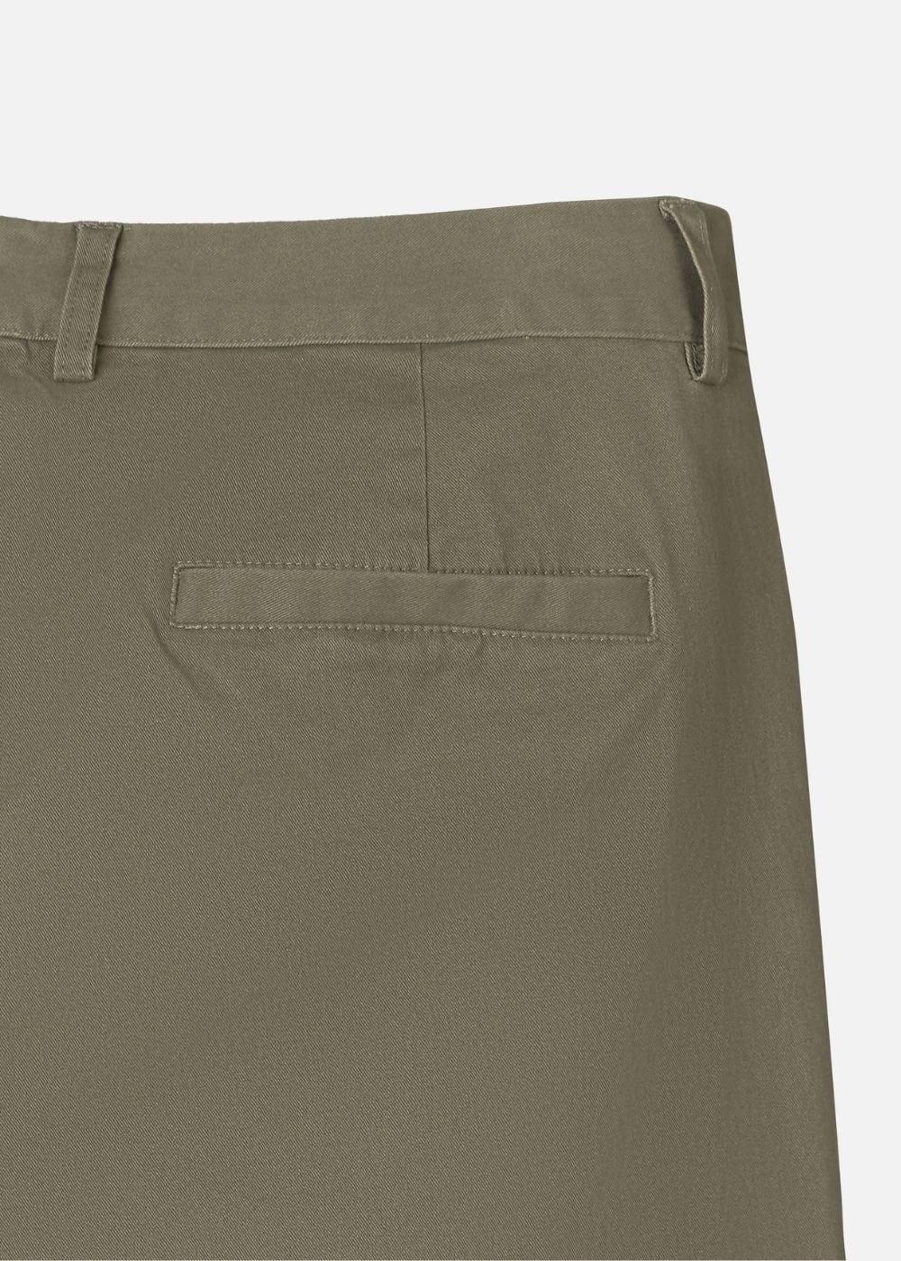 Quần Kaki Chinos Co Giãn Non Branded 32 Xanh Lá Đậm - YaMe.vn