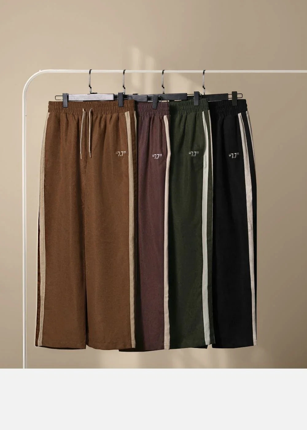 Quần Jogger Corduroy Ít Nhăn Seventy Seven 33 Nâu - YaMe.vn