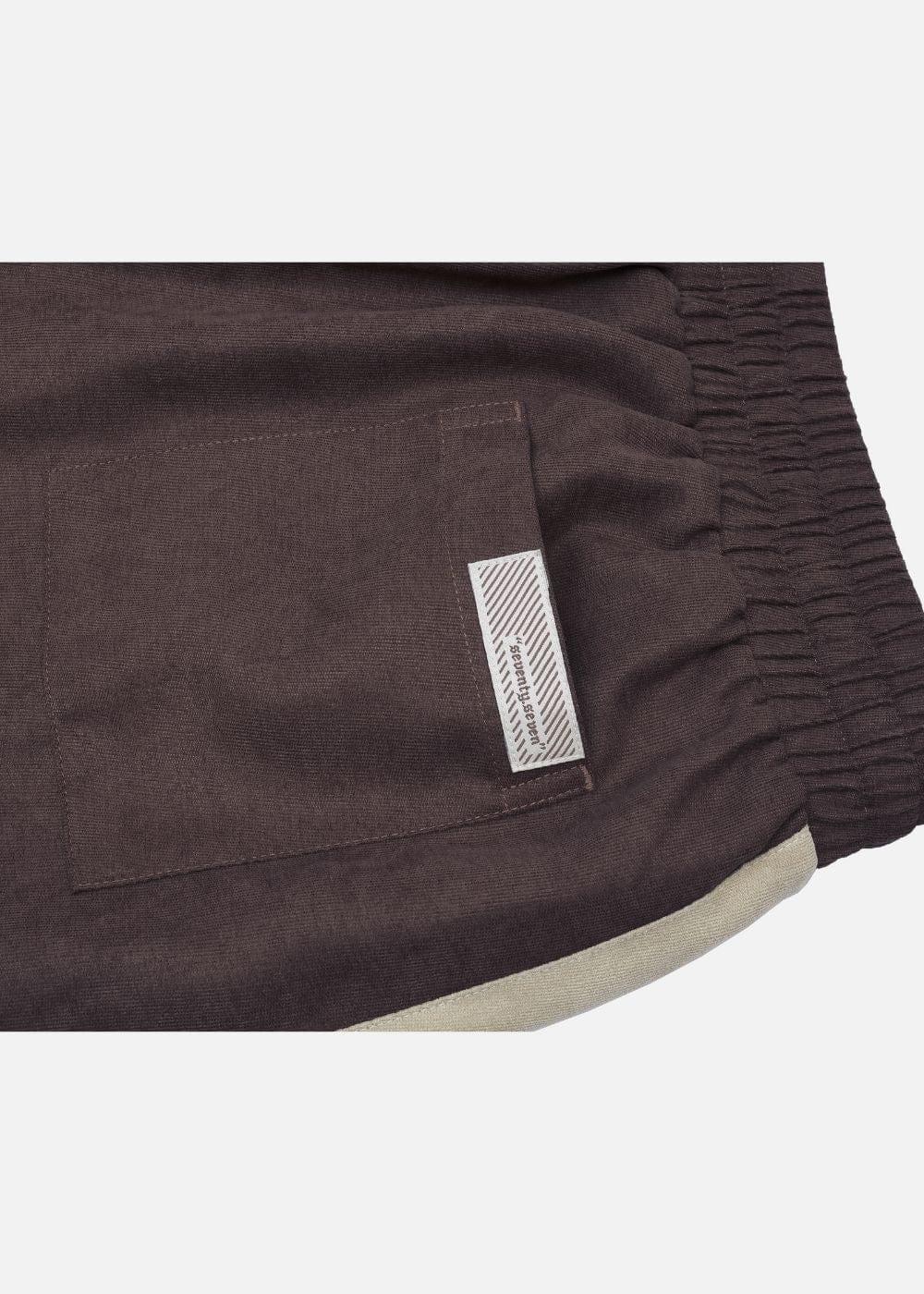 Quần Jogger Corduroy Ít Nhăn Seventy Seven 33 Xám Nâu Đậm - YaMe.vn