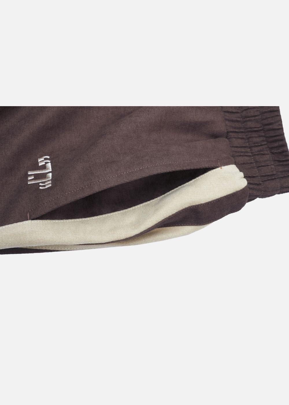 Quần Jogger Corduroy Ít Nhăn Seventy Seven 33 Xám Nâu Đậm - YaMe.vn