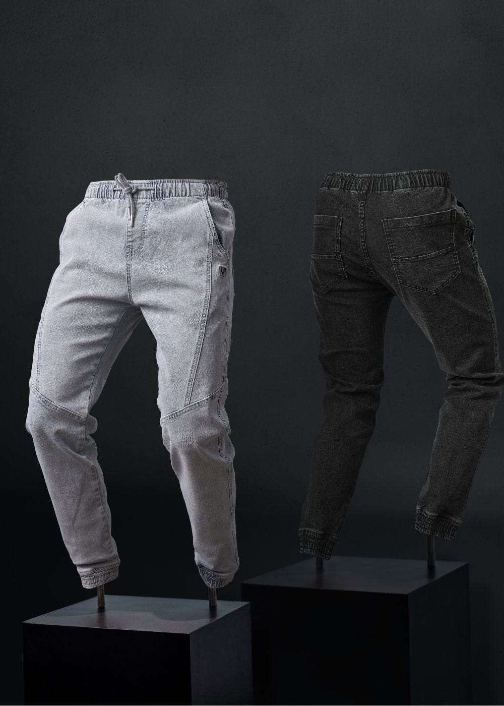 Quần Jean Lưng Thun Quần Dài The Original M102 Đen