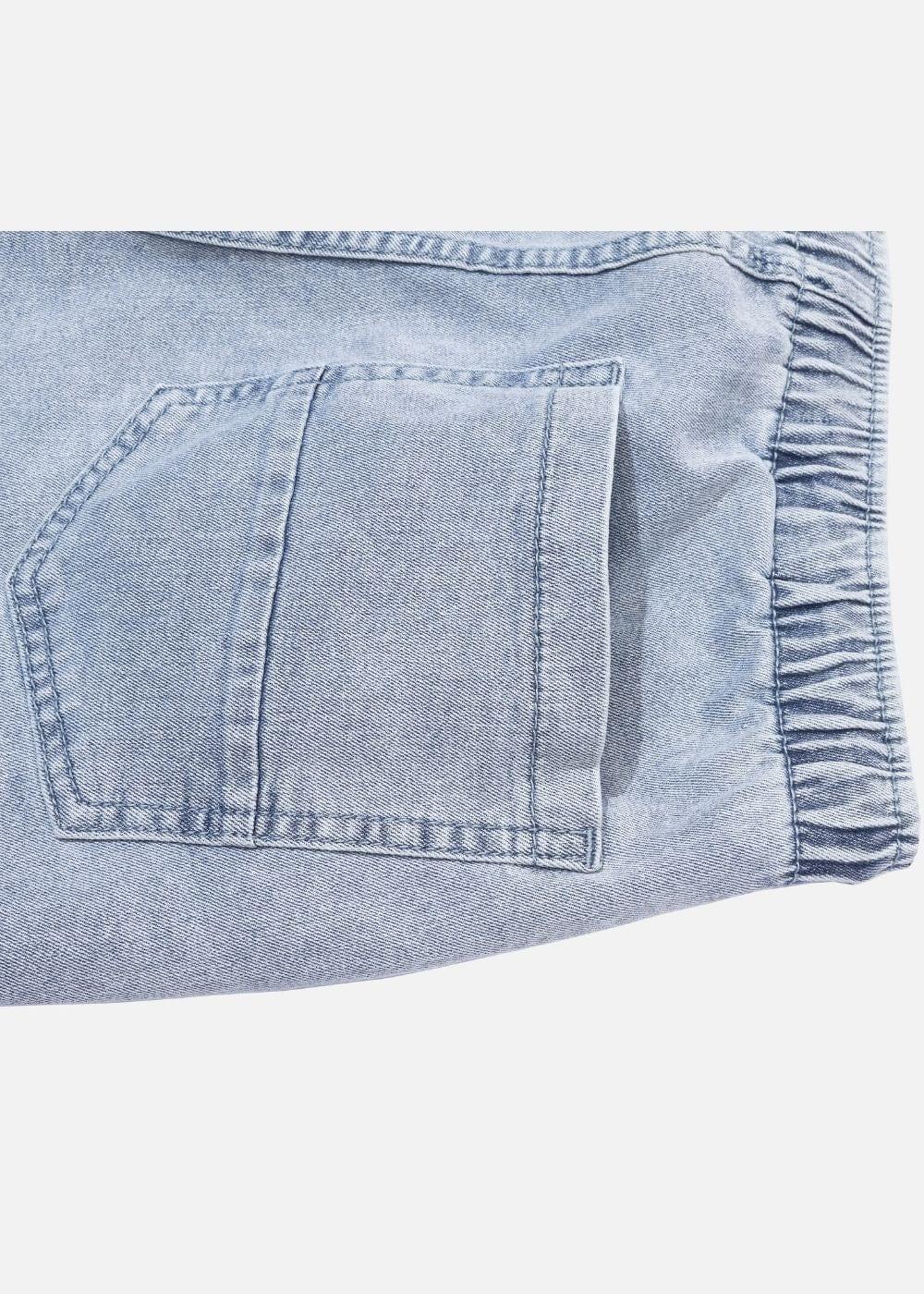 Quần Jeans Jogger Co Giãn The Original M102 Xám Nhạt - YaMe.vn