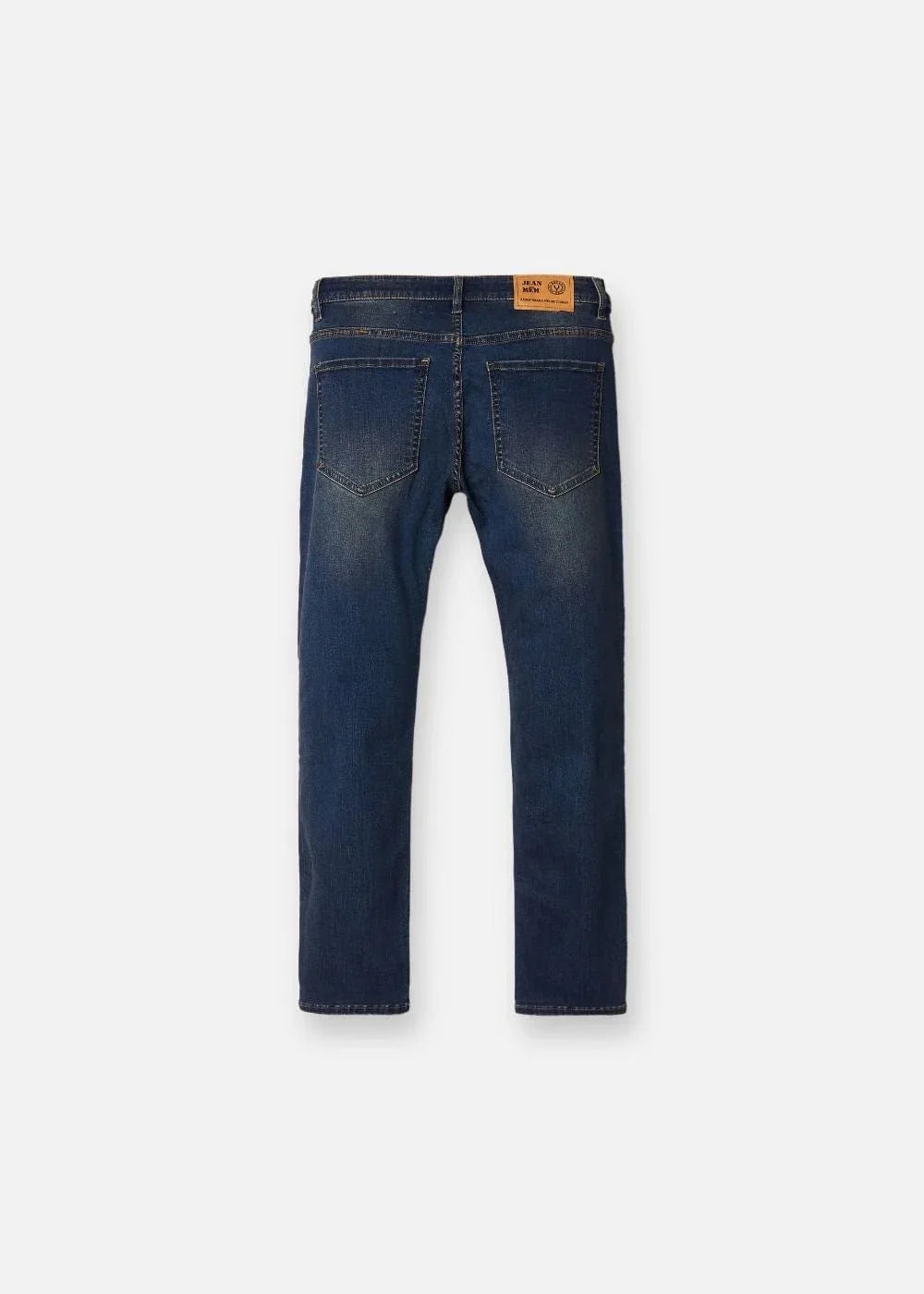 Quần Jeans Slimfit Rách Gối Co Giãn The Original M052 Xanh Dương Đậm - YaMe.vn