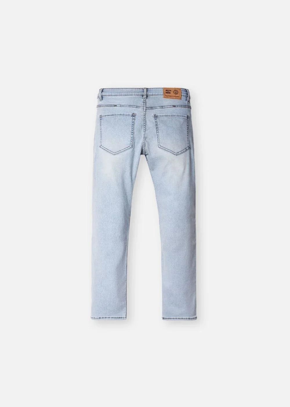 Quần Jeans Slimfit Rách Gối Co Giãn The Original M052 Xanh Dương Nhạt - YaMe.vn