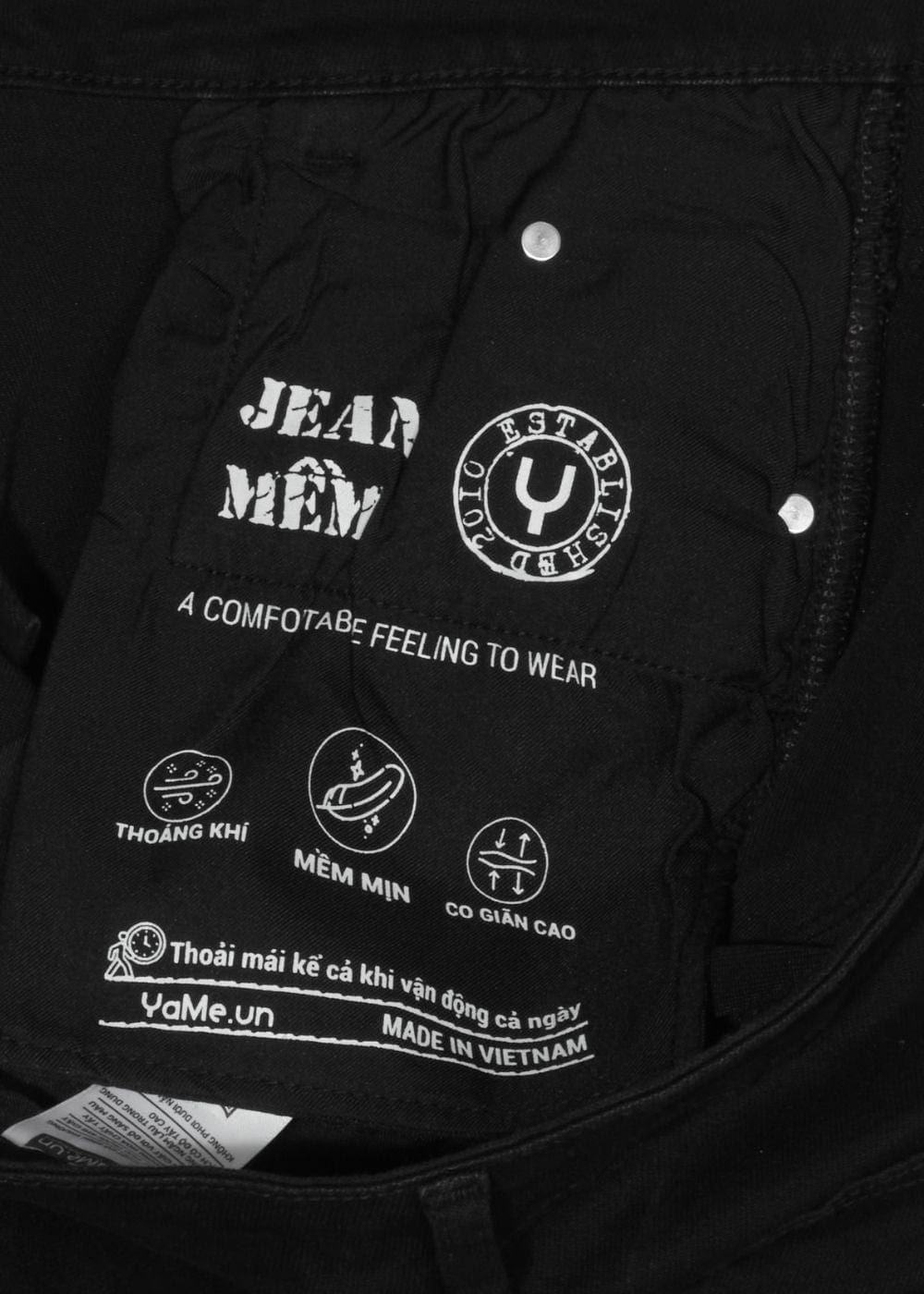 Quần Jean SlimFit Quần Jean The Original 02 Đen