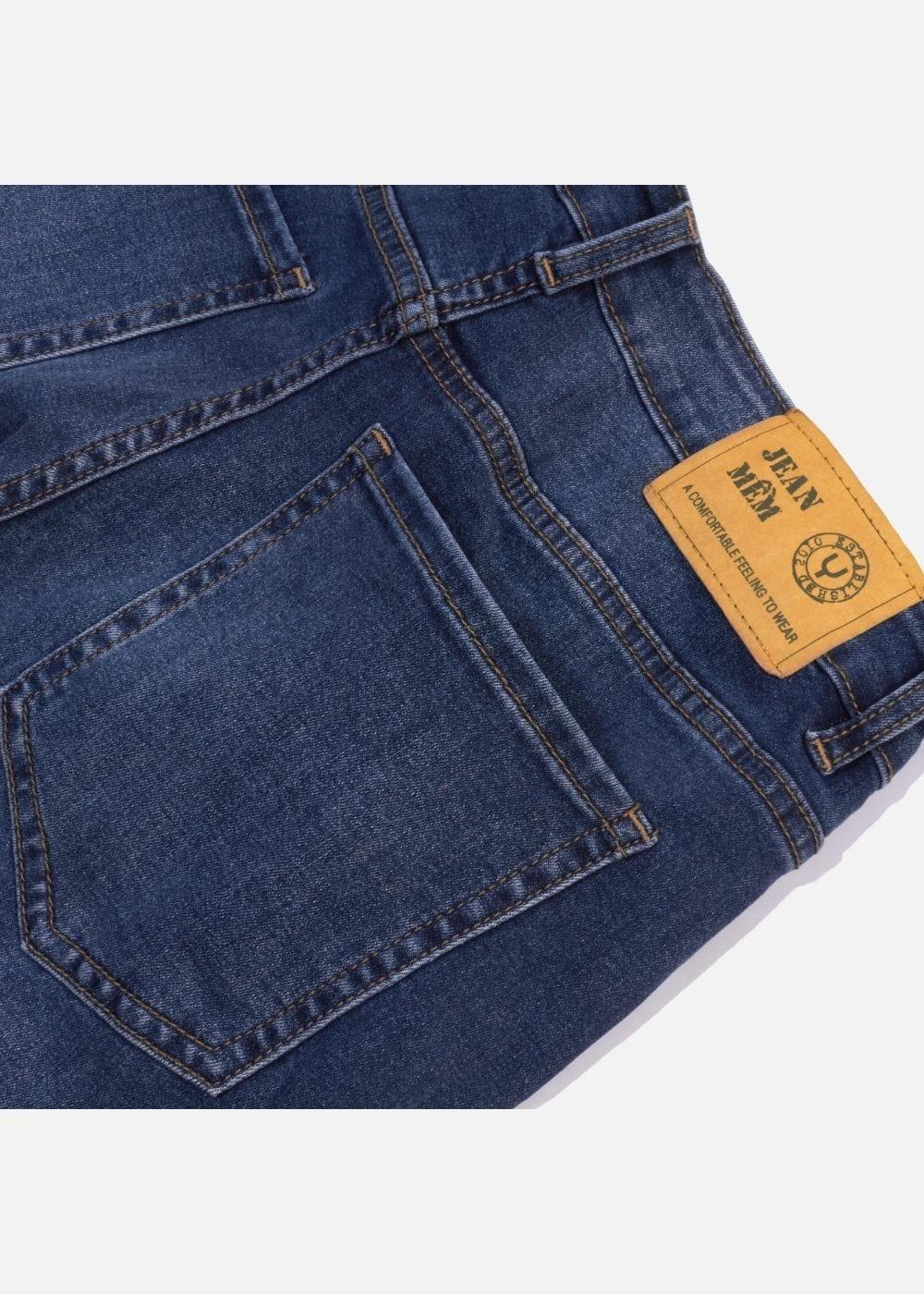 Quần Jeans Slim Fit Mềm Mịn Mát The Original 02 Xanh Dương Tối - YaMe.vn
