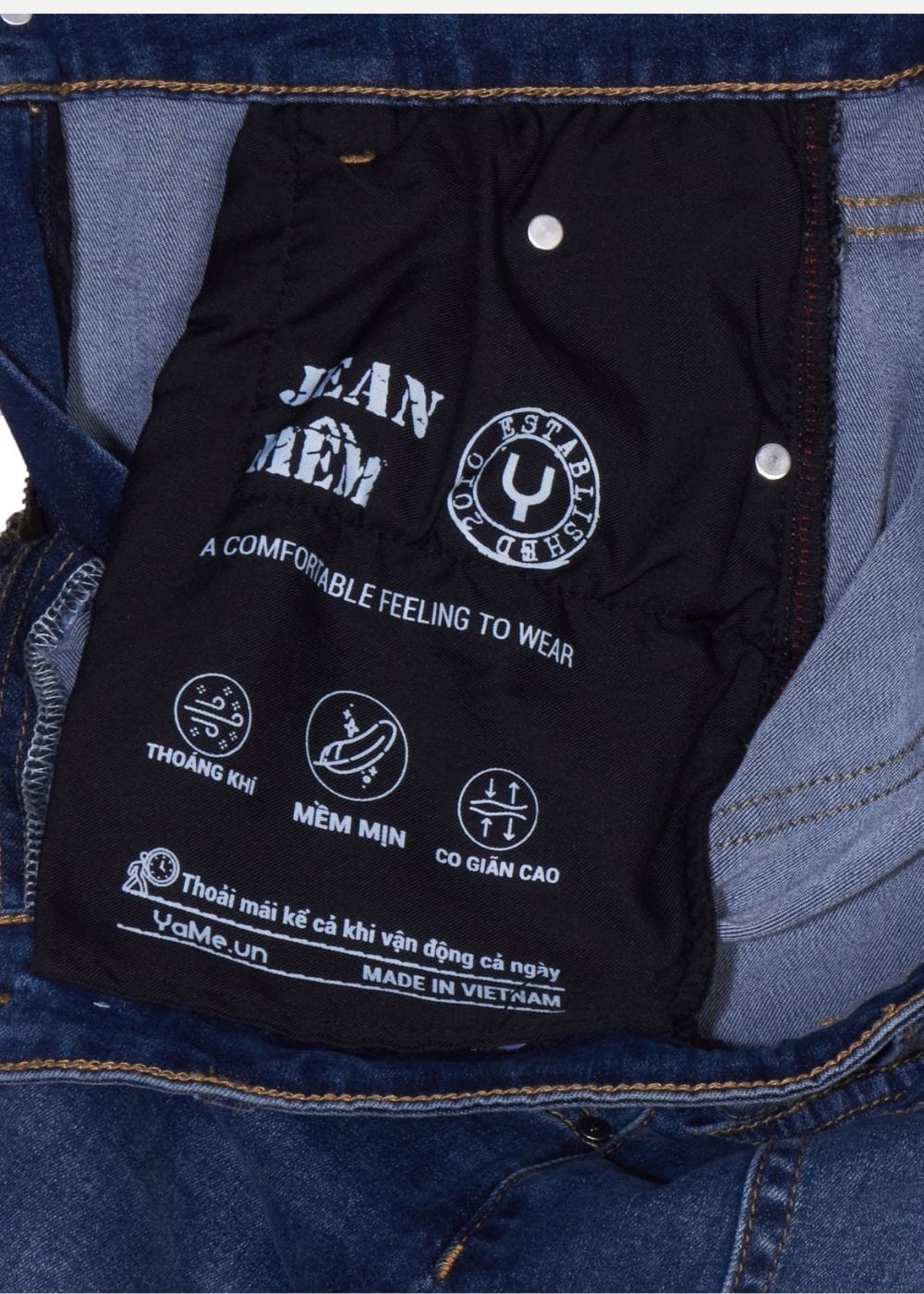Quần Jean SlimFit Quần Jean The Original 02 Xanh Đậm