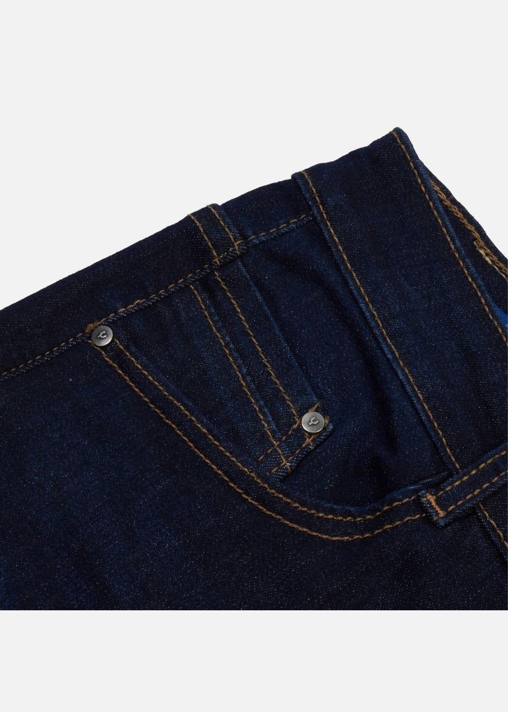Quần Jeans Slim Fit Mềm Mịn Mát The Original 02 Xanh Dương Đậm - YaMe.vn