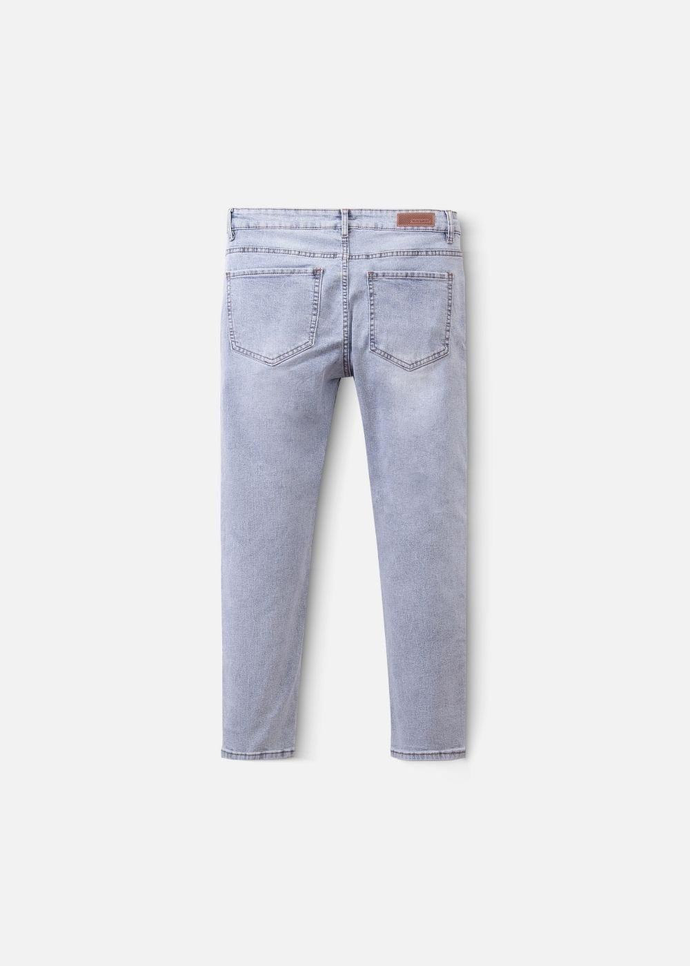 Quần Jeans Slimfit Co Giãn The Original 28 Xanh Dương Sáng - YaMe.vn