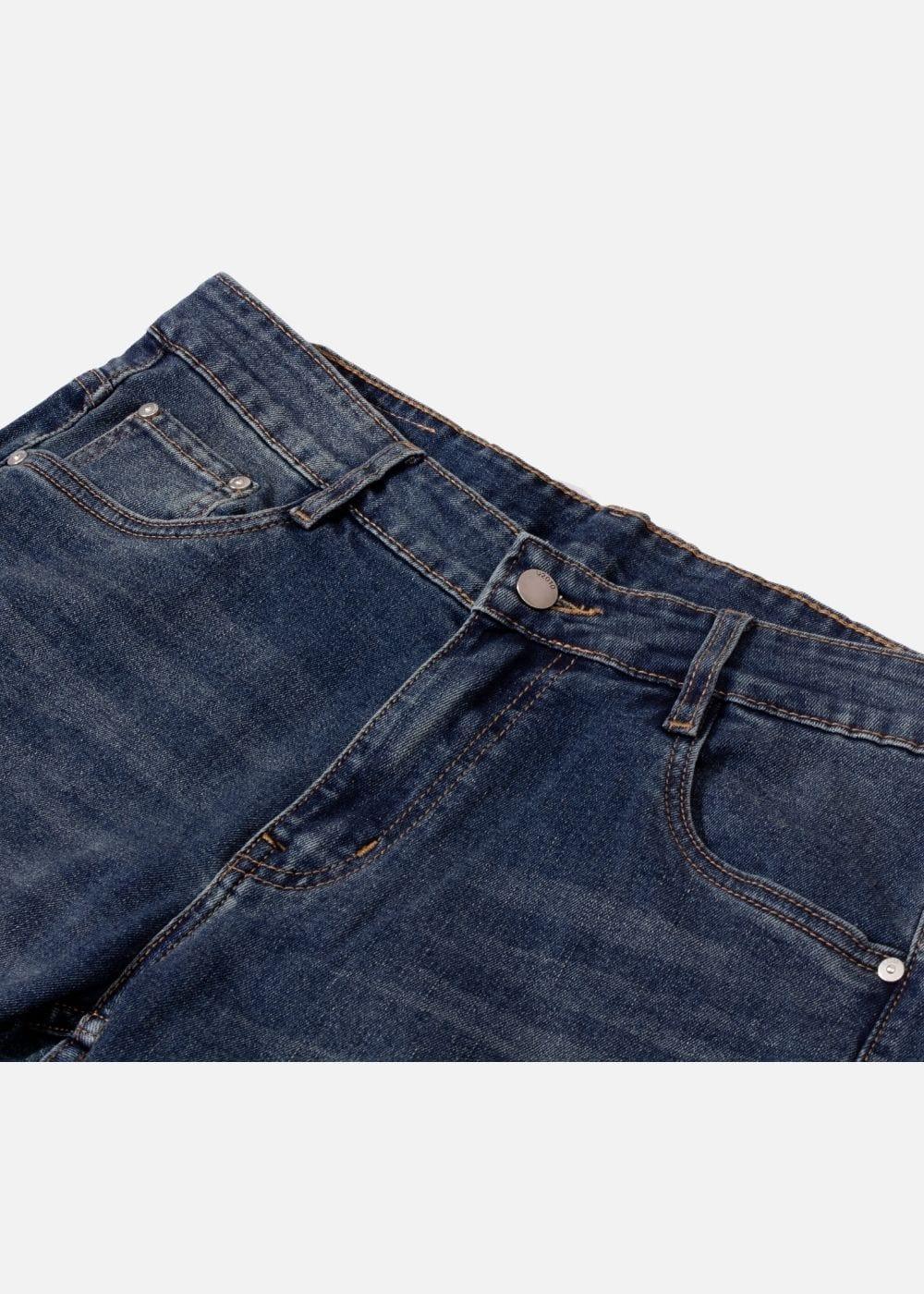 Quần Jeans Slimfit Co Giãn The Original 28 Xanh Dương Tối - YaMe.vn