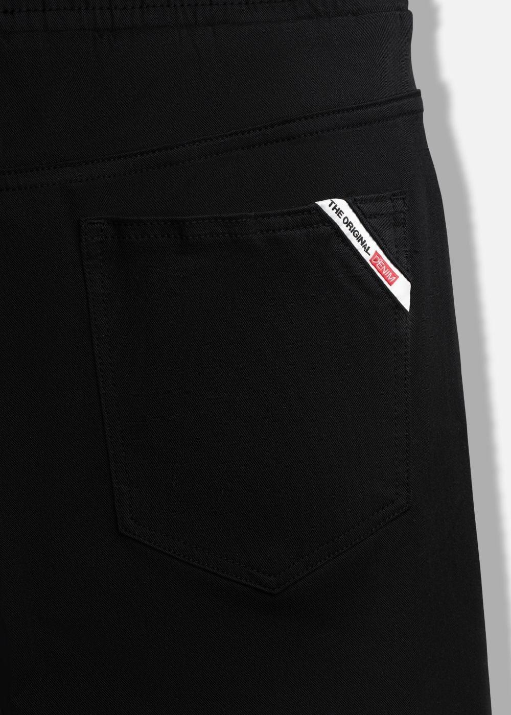 Quần Jeans Jogger Mềm Mại Co Giãn Tek Black Jean 020 Đen - YaMe.vn