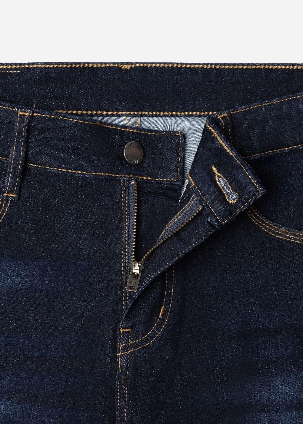 Quần Jeans Slimfit Coolmax® Thoáng Mát The Original 007 Xanh Dương Đậm - YaMe.vn