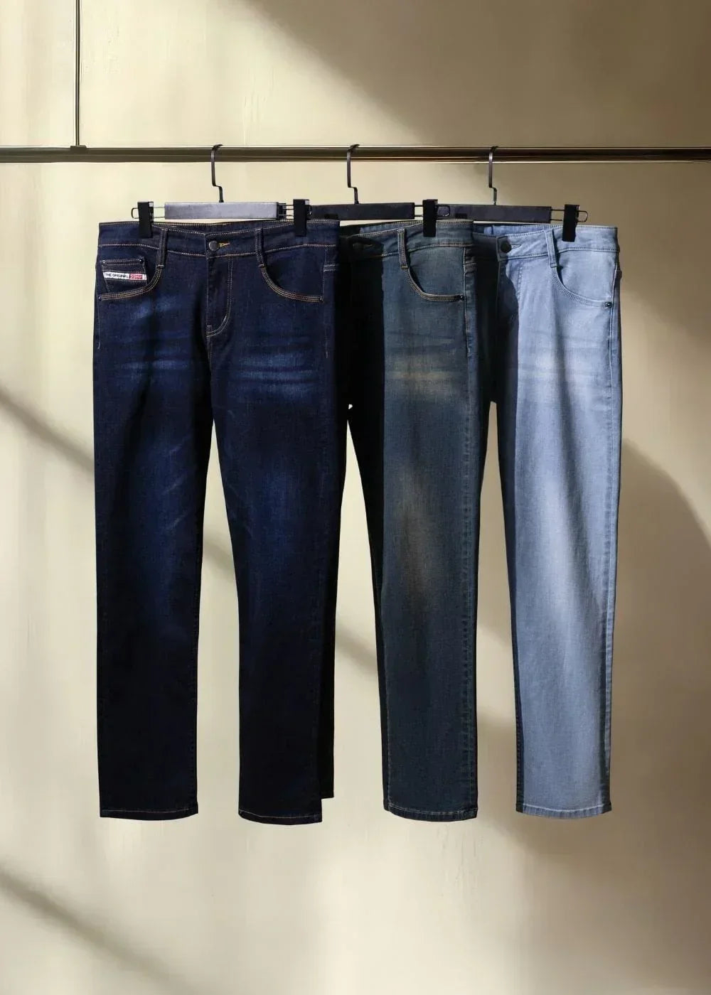 Quần Jeans Slimfit Coolmax® Thoáng Mát The Original 007 Xanh Dương - YaMe.vn