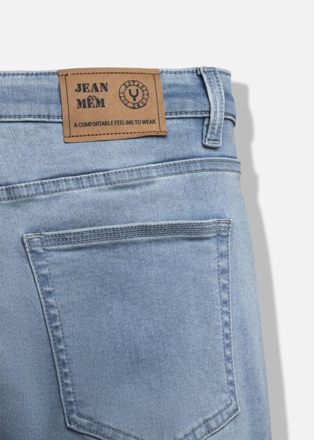 Quần Jeans Slimfit Coolmax® Thoáng Mát The Original 007 Xanh Dương Nhạt - YaMe.vn