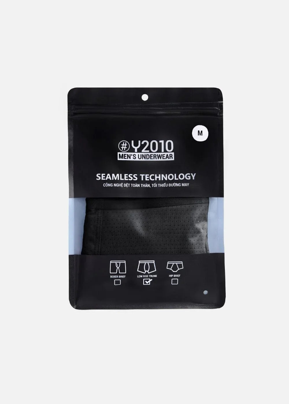 Quần Lót Nam Boxer Vải Lụa Băng Siêu Mát Lạnh #Y2010 L01 Đen - YaMe.vn