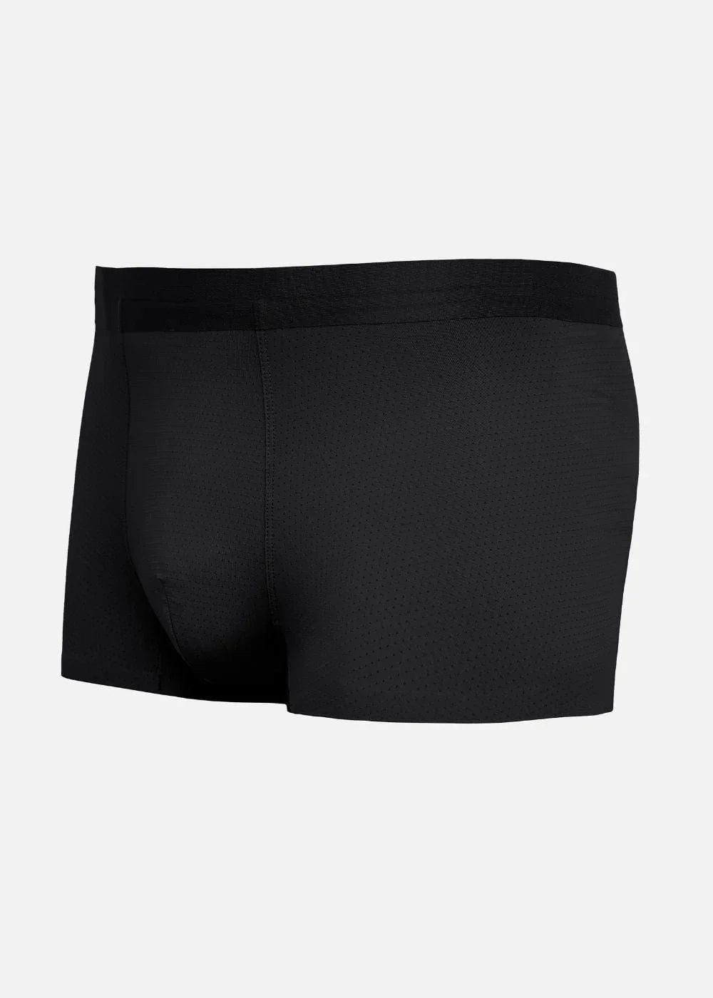 Quần Lót Nam Boxer Vải Lụa Băng Siêu Mát Lạnh #Y2010 L01 Đen - YaMe.vn