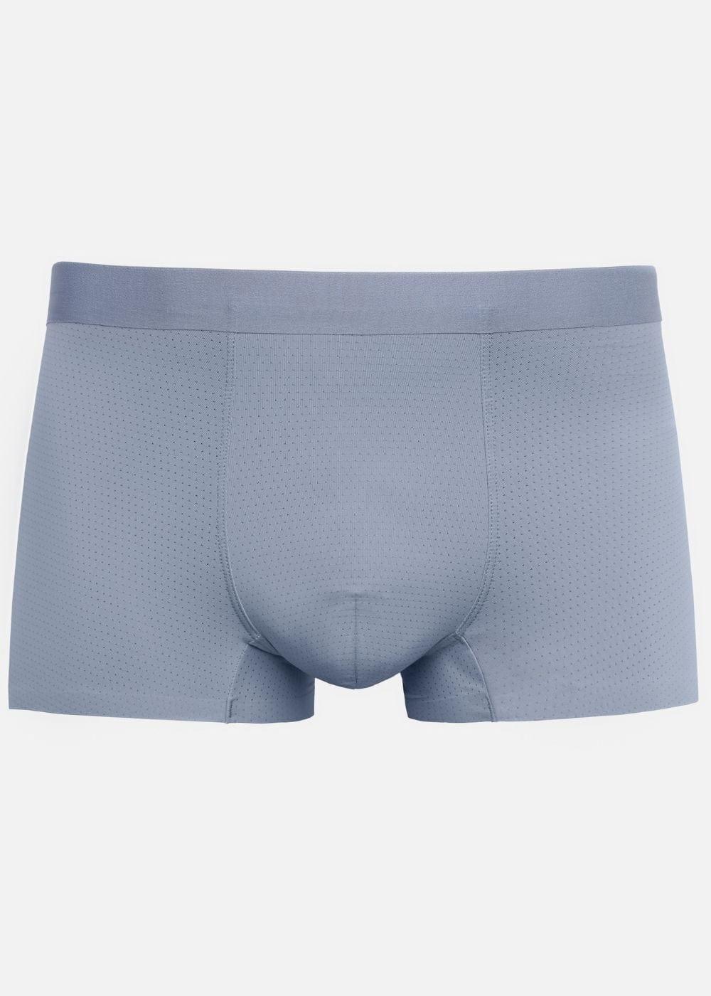 Quần Lót Nam Boxer Vải Lụa Băng Siêu Mát Lạnh #Y2010 L01 Xám Nhạt - YaMe.vn