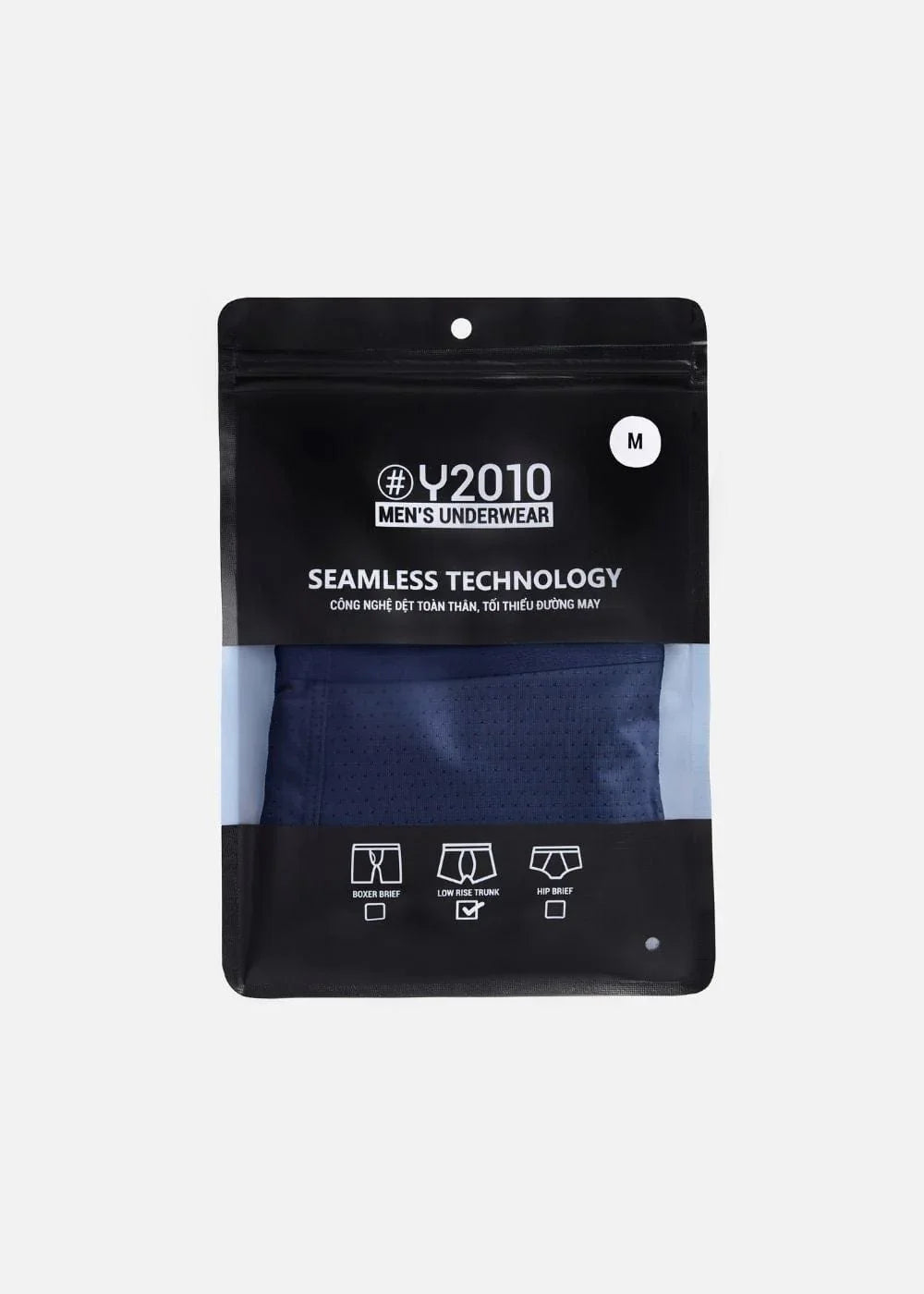 Quần Lót Nam Boxer Vải Lụa Băng #Y2010 L01Xanh Dương Đậm - YaMe.vn