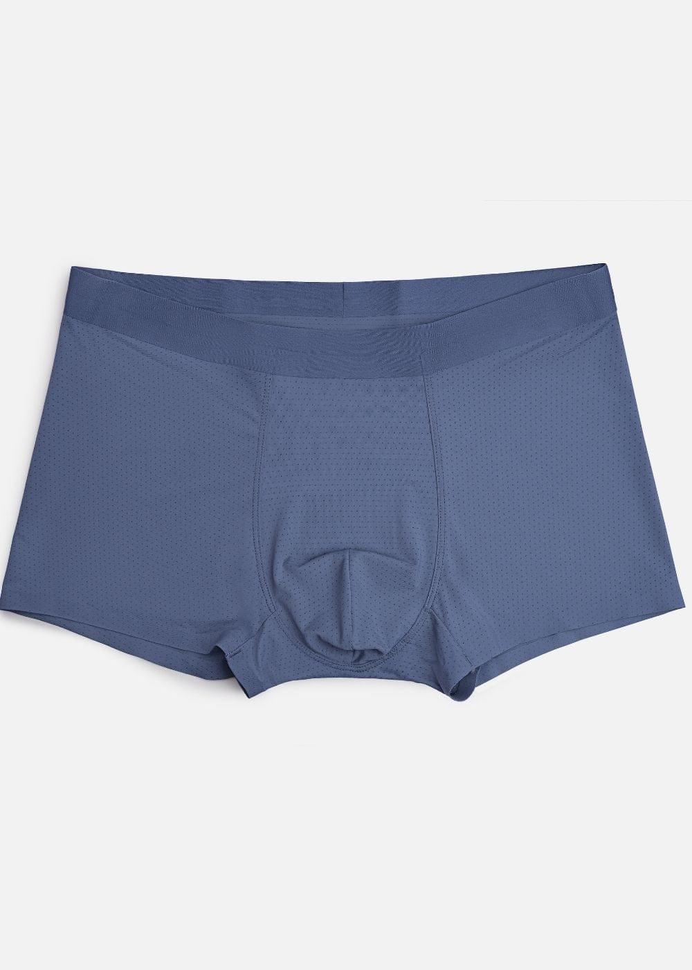 Quần Lót Nam Boxer Vải Lụa Băng Siêu Mát Lạnh #Y2010 L01 Xám - YaMe.vn