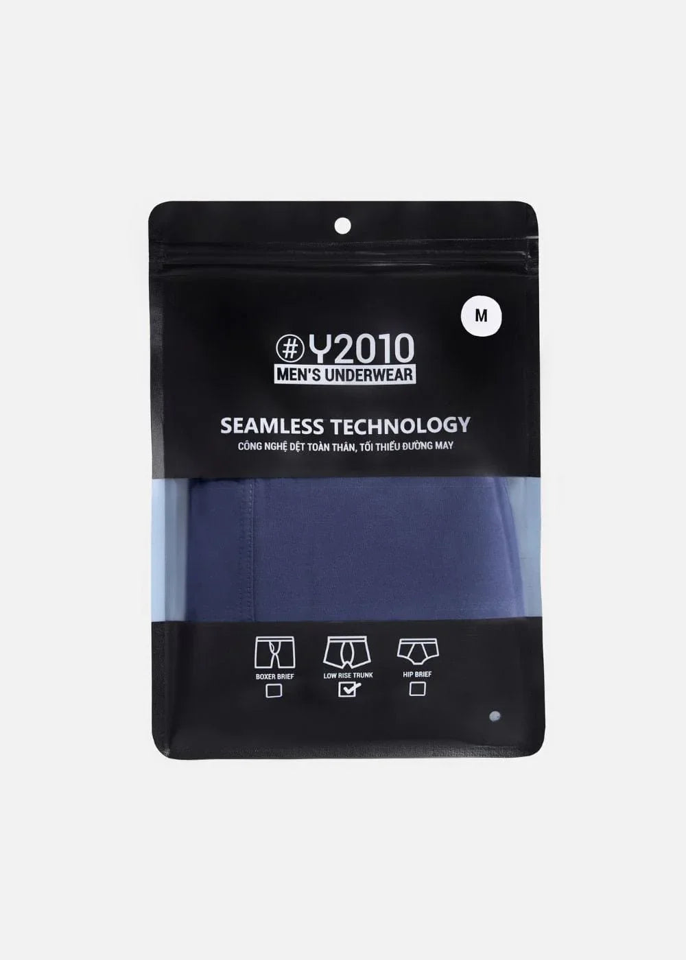 Quần Lót Nam Boxer Vải Lụa Băng #Y2010 L02 Xanh Dương Đậm - YaMe.vn
