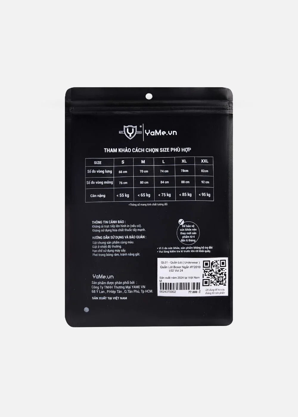 Quần Lót Nam Boxer Vải Lụa Băng #Y2010 L02 Xanh Xám - YaMe.vn