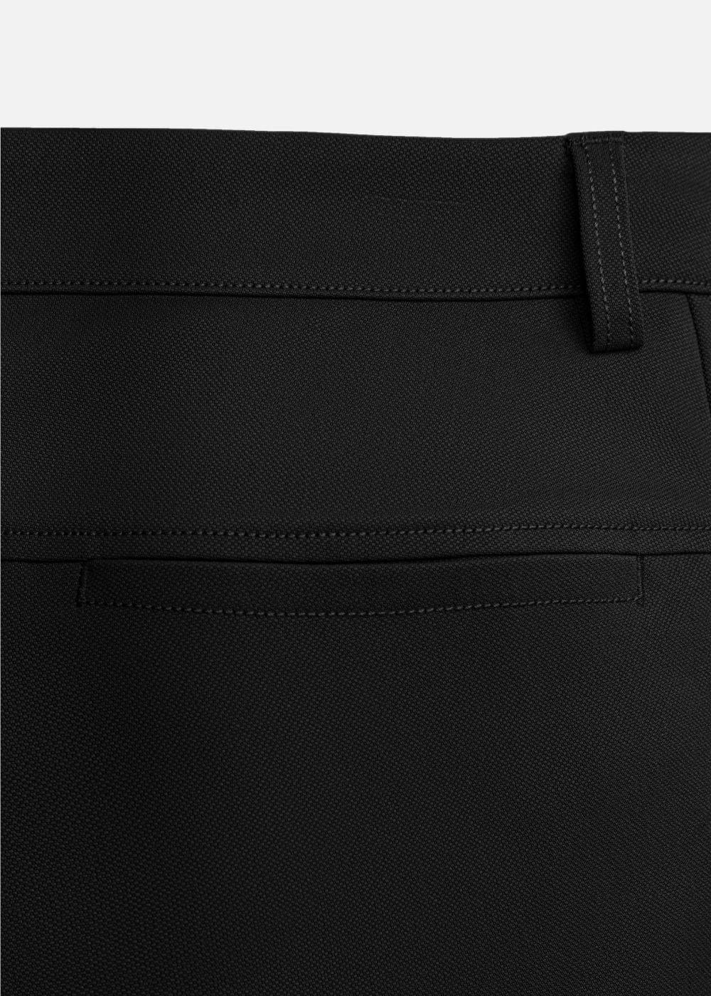 Quần short Kaki Túi Khóa Kéo The Weekend 22 Đen - YaMe.vn