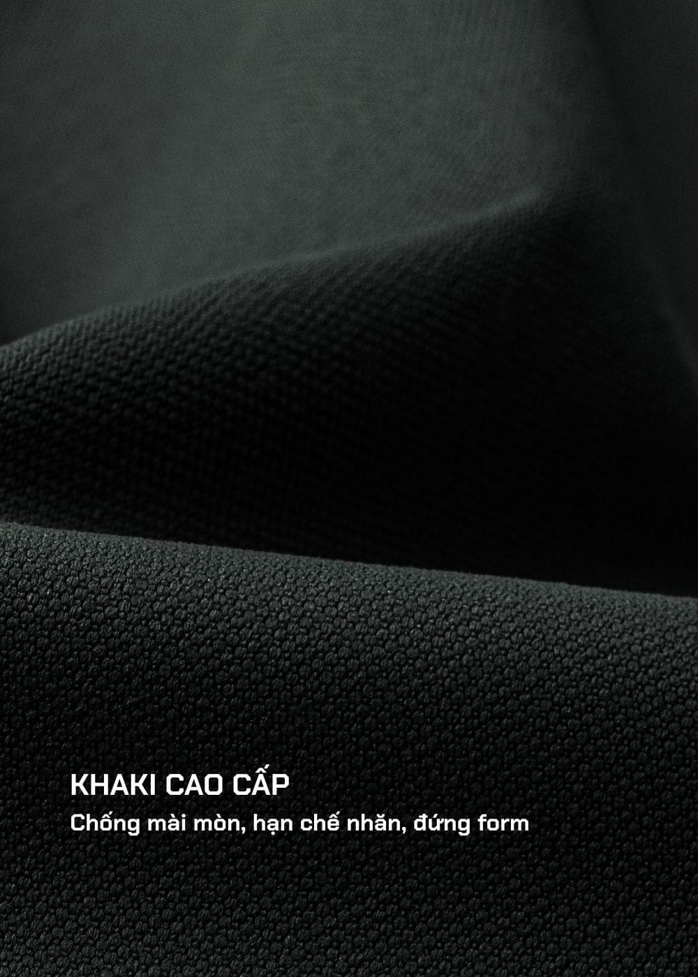 Quần short Kaki Túi Khóa Kéo The Weekend 22 Xanh Lá Đậm - YaMe.vn