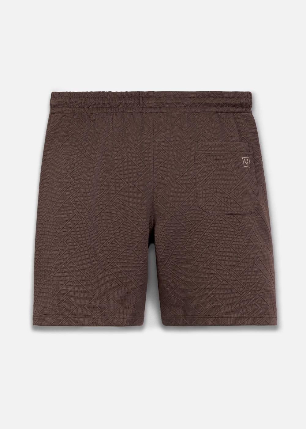 Quần Short Thun 7 Inch Nhanh Khô No Style M129 Nâu Đậm - YaMe.vn