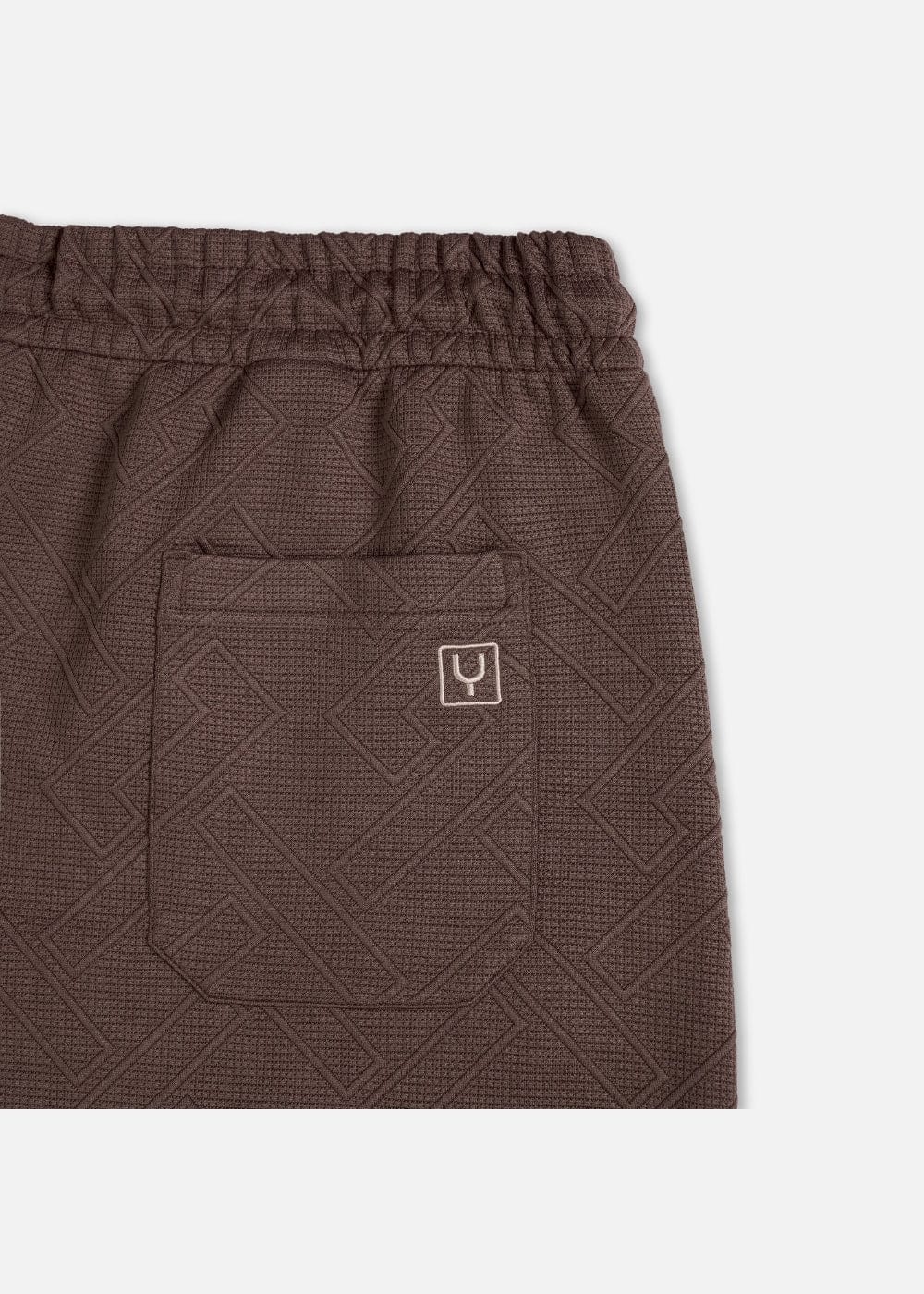 Quần Short Thun Quần Short No Style M129 Nâu Đậm