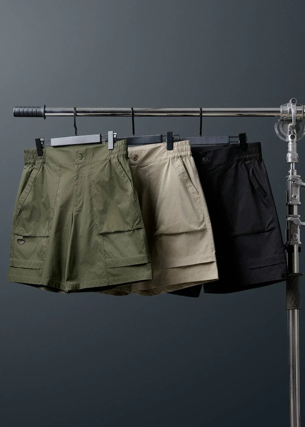 Quần Short 7 Inch Dù Trượt Nước No Style M90 Nâu Nhạt - YaMe.vn