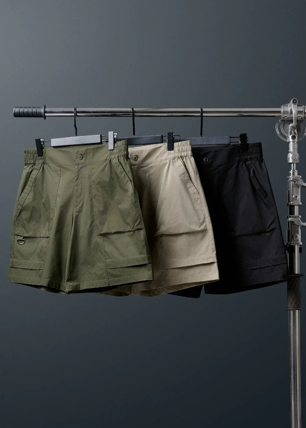 Quần Short 7 Inch Dù Trượt Nước No Style M90 Xanh Lá Đậm - YaMe.vn